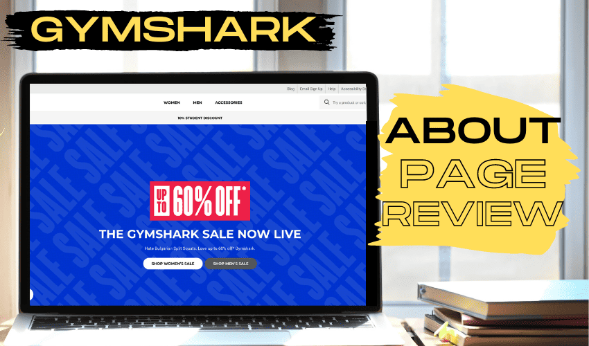About Page Review for GymShark